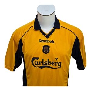Reebok LIVERPOOL FC 2000-01 Replica Away Shirt Jersey, Men's Large